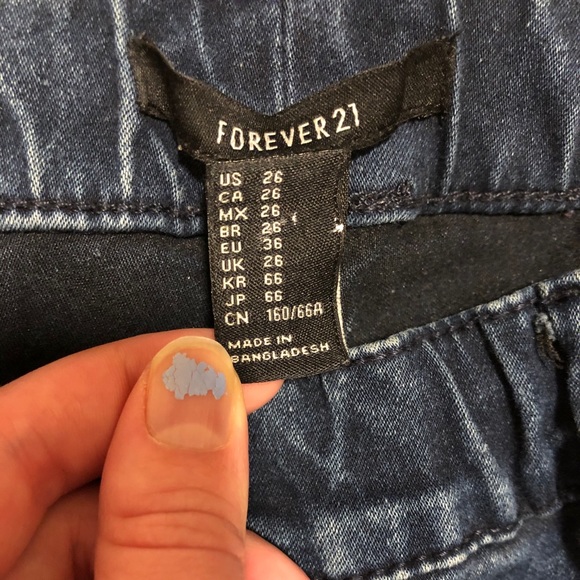 🥶Dark Blue Forever 21 Jeggings🤖 - Picture 4 of 11